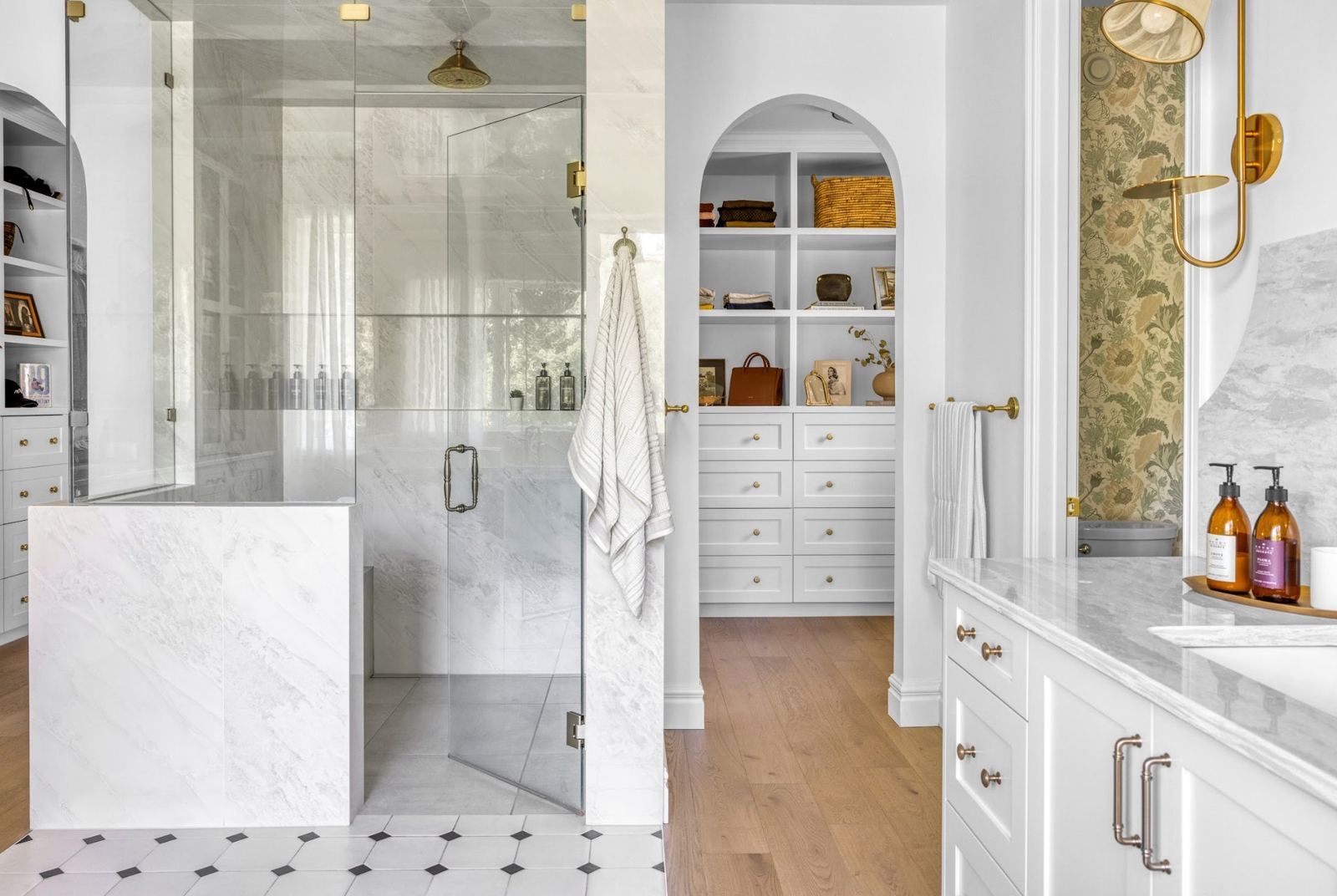 Luxury marble bathroom